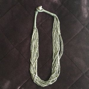 USED! Grey beaded necklace